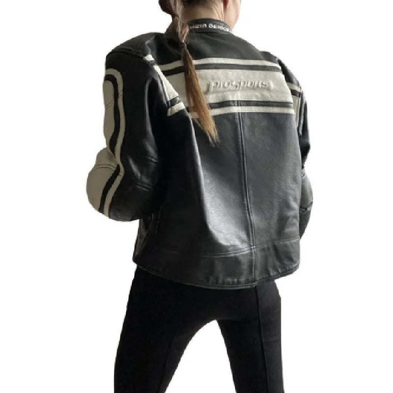 Hein Gericke Black Leather Jacket – Vintage Jacket