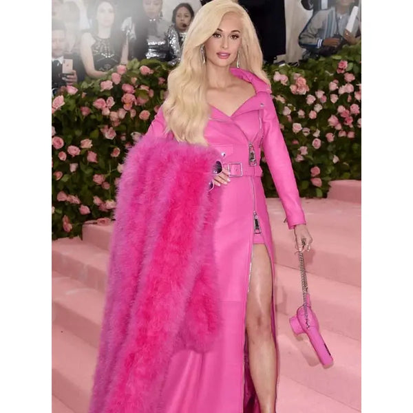 Barbie Met Gala Pink Long Coat