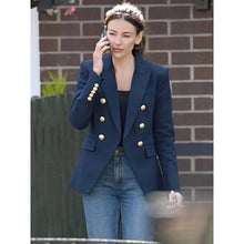 Maya Stern  Fool Me Once Michelle Keegan Blue Blazer