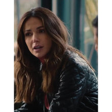 Fool Me Once Michelle Keegan  Quilted Leather Jacket