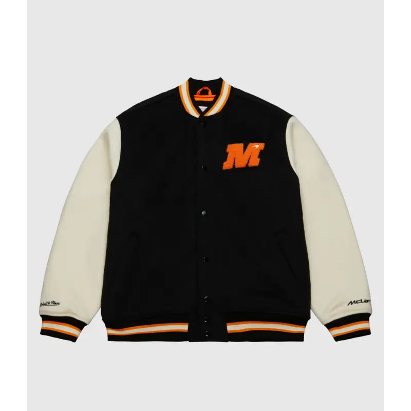 Mitchell & Ness Mclaren Vegas Edition Varsity Jacket – Vintage Jacket Mitchell & Ness Mclaren Vegas Edition Varsity Jacket – Vintage Jacket
