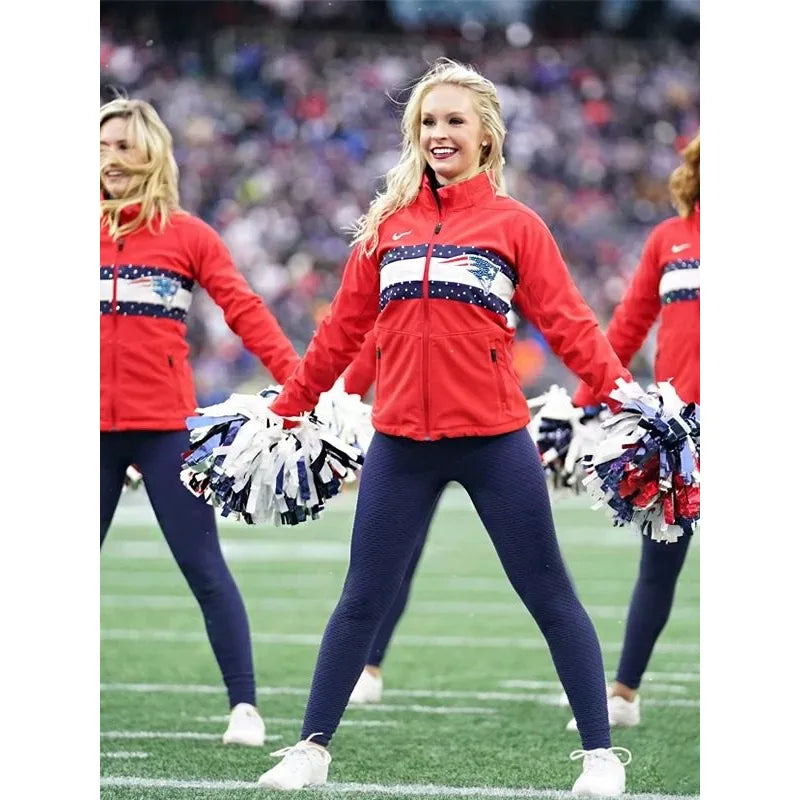 Patriots cheerleader jacket clearance