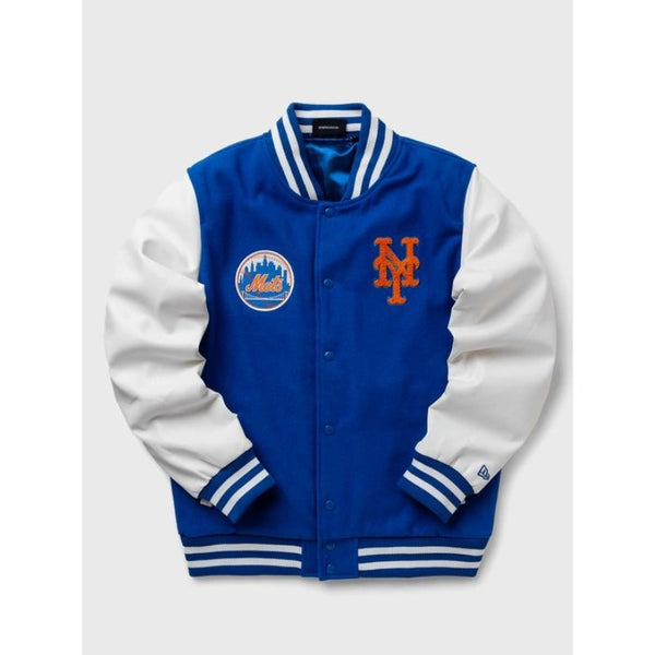 NY Mets Wordmark Varsity Jacket