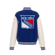 New York Rangers Bomber Wool Jacket