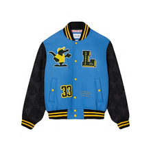 Novak Djokovic Lacoste Blue Varsity Jacket