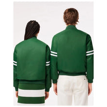 Novak Lacoste Green Bomber Jacket
