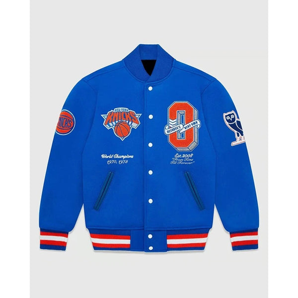 OVO NBA New York Knicks Varsity Jacket