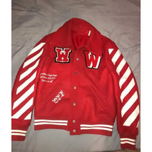 Off-White Embroidered Varsity Jacket