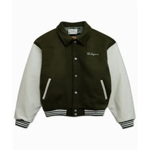 Olive-Green-Varsity-Jacket