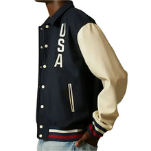 Olympic 2024 Team USA Navy Blue Varsity Jacket