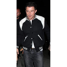 Orlando Bloom American Idolv Black & White Bomber Jacket