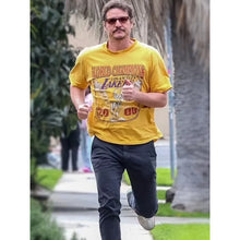 Pedro Pascal LA Lakers Yellow Shirt