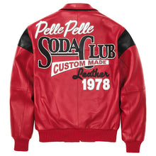 Pelle Pelle Red & BLack Soda Club Plush Jacket | Pelle Pelle Store