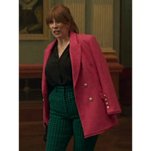 Catherine Tate Queen Of Oz 2023 Pink Blazer