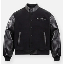 Jay-Z Roc A Fella Black Wool Leather Varsity Jacket – Vintage Jacket