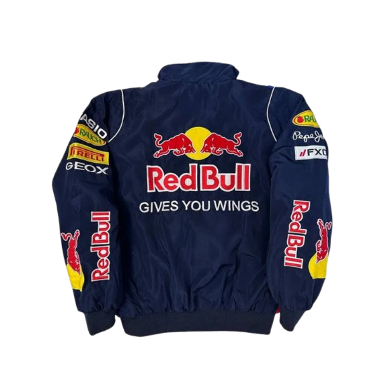 Red Bull Infinity F-1 Racing Blue Jacket – Vintage Jacket Red Bull Infinity F-1 Racing Blue Jacket – Vintage Jacket
