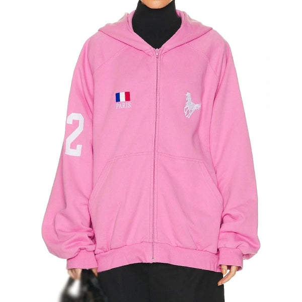 BALENCIAGA ﾊﾞﾚﾝｼｱｶﾞwe are pink パーカー Runway Balenciaga FW22 Pink Hoodie – Vintage Jacket