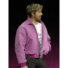 Barbie 2023 Ryan Gosling Pink Bomber Jacket