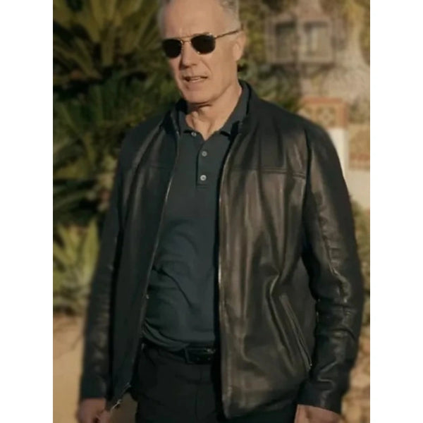 S.W.A.T Season 7 Patrick St. Esprit Black Leather Jacket – Vintage Jacket
