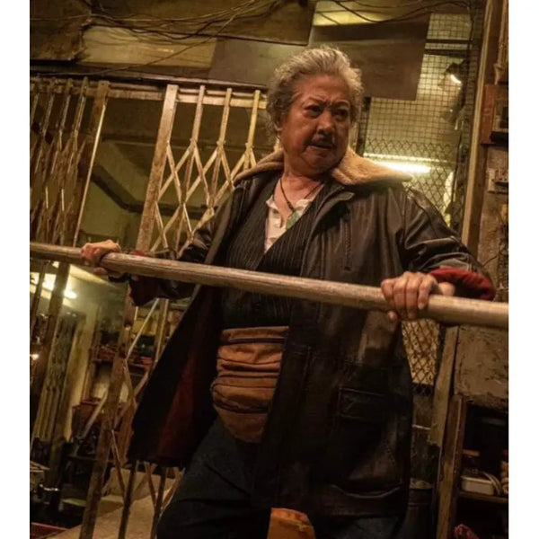 Sammo Kam-Bo Hung Movie Twilight of the Warriors Walled In (2024) Shearling Jacket