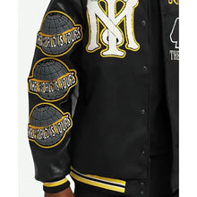 Scarface Black wool Letterman Jacket