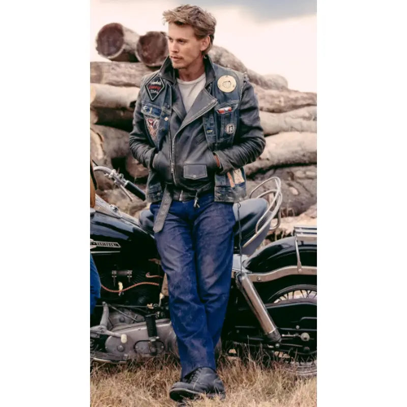 Austin Butler The Bike riders 2023 Denim Vest – Vintage Jacket