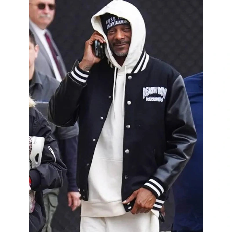 Death Row Snoop Dogg Chair Logo Varsity Jacket – Vintage Jacket Death Row Snoop Dogg Chair Logo Varsity Jacket – Vintage Jacket