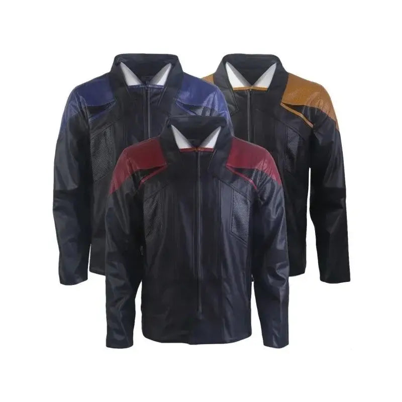 Star Trek Picard Season 3 Captain Riker Leather Jacket – Vintage