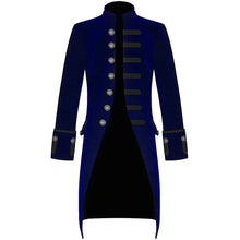 Steampunk-Blue-Military-Coat