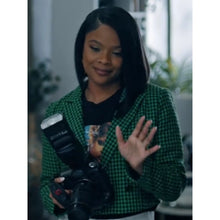 Strength of a Woman Ajiona Alexus Green Blazer