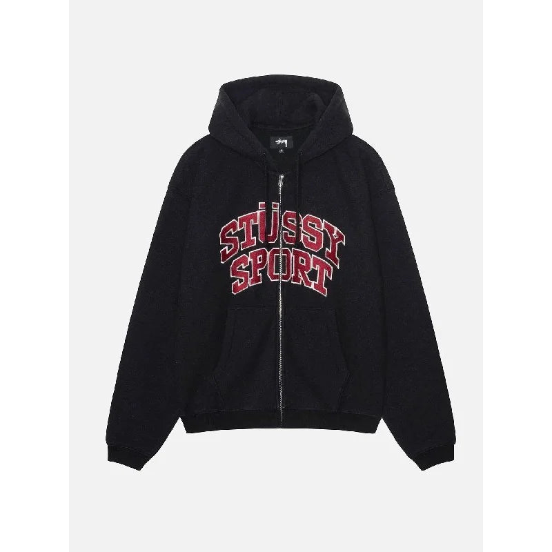 【人気ショップが最安値挑戦！】 Stussy Sport Zip-Up Hoodie – Vintage Jacket スケートボード