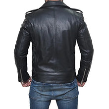 Stylish Belted Rider Leather Jacket Black
