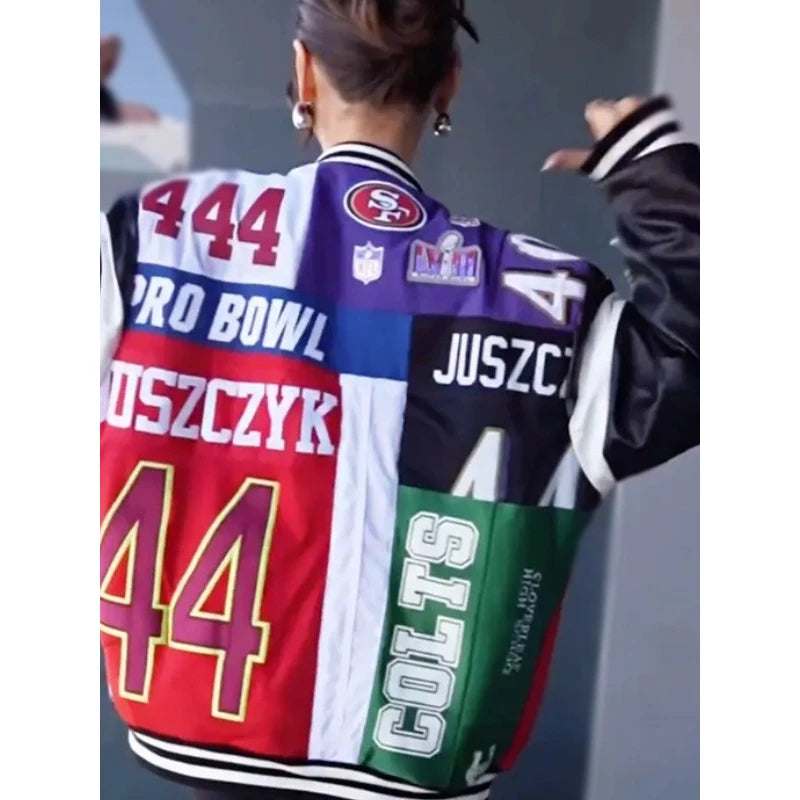 Kristin Juszczyk 49ers Super Bowl LVIII Leather Jacket – Vintage