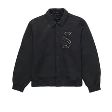 Supremely Pebbled Leather Varsity Jacket