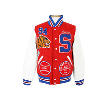 Supremely 2014 Red And White  Varsity Jacket