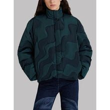 The Bear Sydney Adamu Hokusai Green Puffer Jacket
