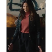 Fool Me Once Michelle Keegan  Quilted Leather Jacket