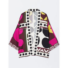The Madame Blanc Mysteries Season 03 Geometric Print Kimono