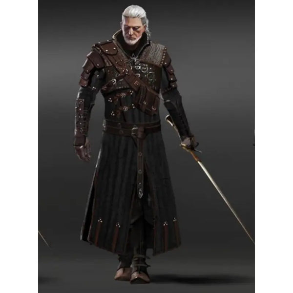 The Witcher 3 Wild Hunt Geralt Bear Leather Costume