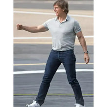 Tom Cruise Grey Polo Shirt