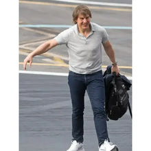 Tom Cruise Grey Polo Shirt