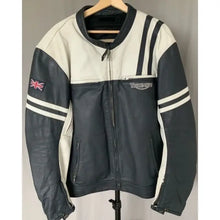 Triumph Ashford Black and White Motorcycle Jacket