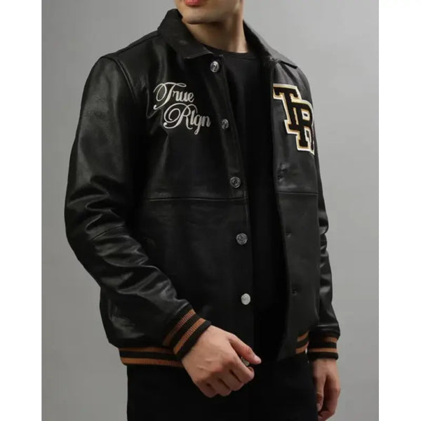 True-Religion-Black-Leather-