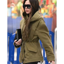 Victoria Beckham Green Wool Jacket