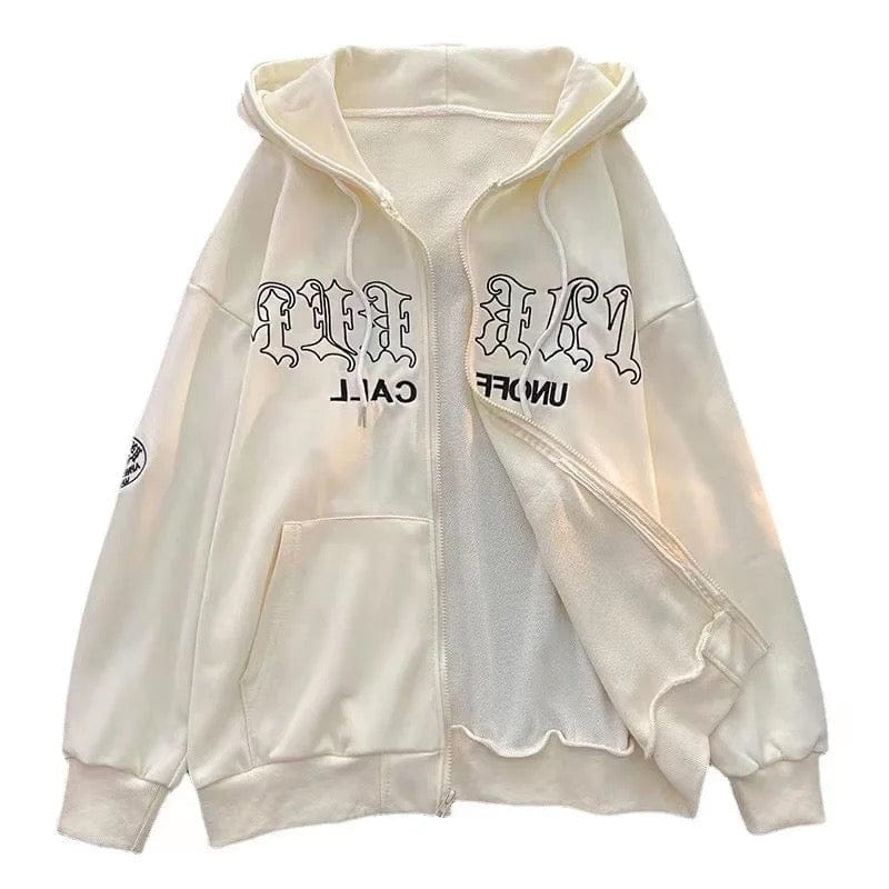 Vintage Zip-Up Y2K Hoodie – Vintage Jacket