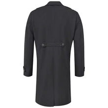 Vintage Men's Full-Length Wool Overcoat – Tailored Winter Long Coat