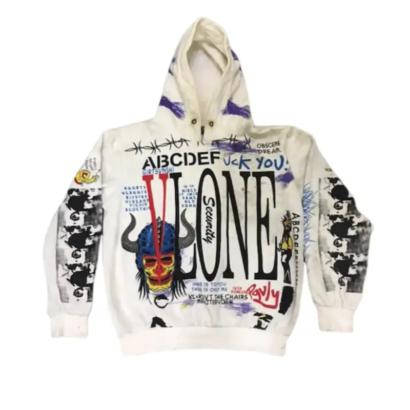 Vlone 2025 graffiti hoodie