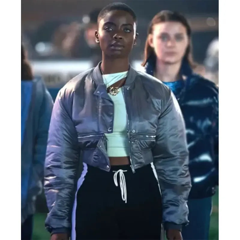 Wednesday Bianca Barclay Cropped Jacket | Sleek Nevermore Style