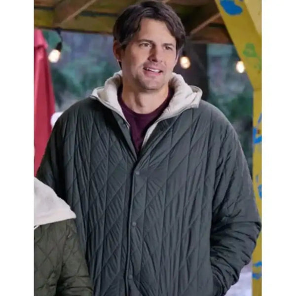 Winning Team Ian Quilted Grey Cotton Jacket