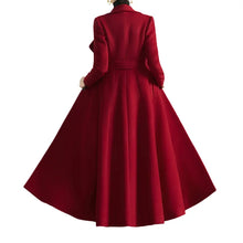 Women_s_Long_Full_Length_Red_Wool_Trench_Coat